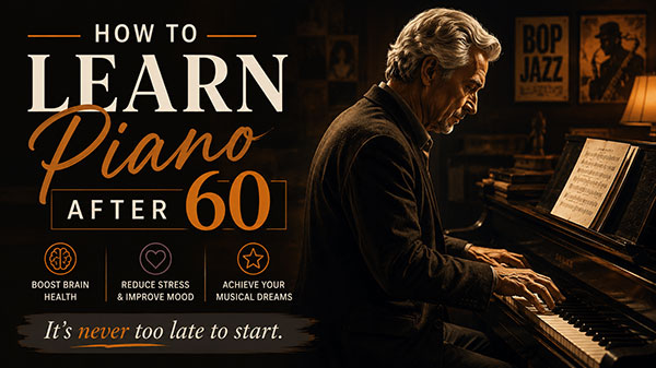 How to Learn Piano After 60: It’s Never Too Late to Start