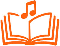 open book with two notes